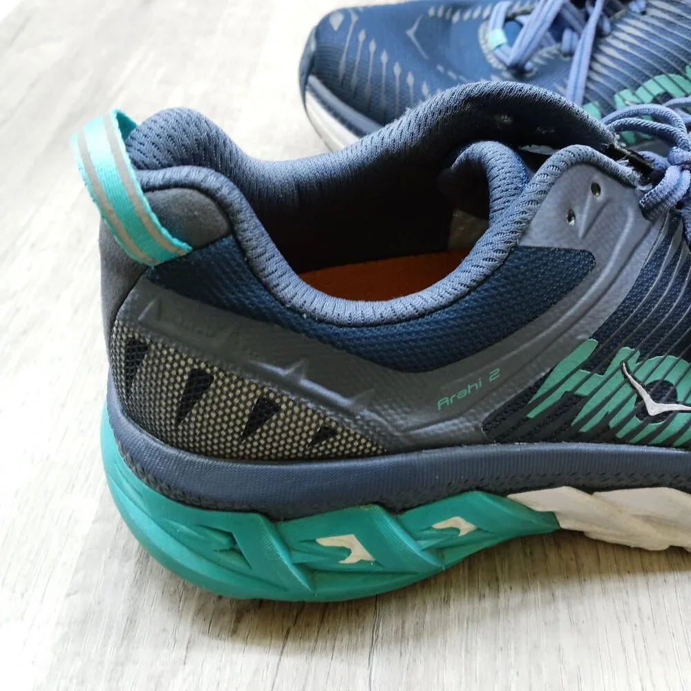 HOKA One One Blue Turquoise Running Shoes Women's 10